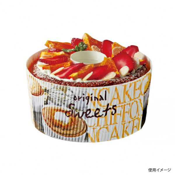 天満紙器 ケーキトレー SC837 スモールシフォン(スイートフォト) 3830726 1ケース(300個(25個×12)（直送品）