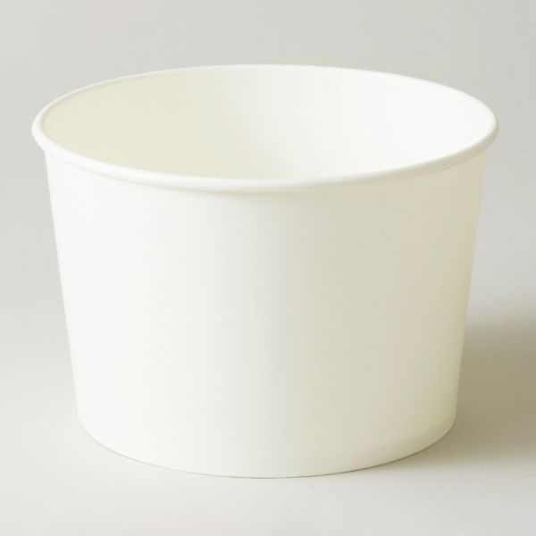 天満紙器 紙カップ RF600 ロールフリーカップ (白無地) 3831106 1ケース(300個(25個×12)（直送品）