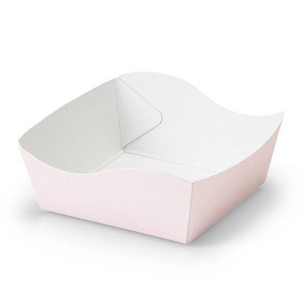 天満紙器 ケーキトレー PC-77 リファインココット(パールピンク) 3850517 1ケース(1500個(50個×30)（直送品）
