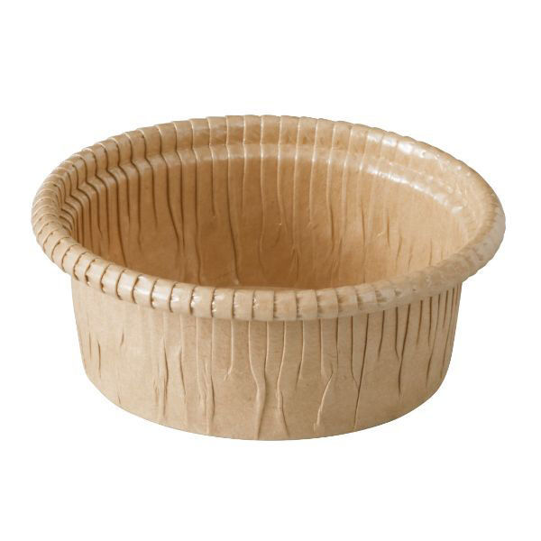 天満紙器 ケーキトレー CR8739 カールカップ(茶無地) 4798739 1ケース(2000個(100個×20)（直送品）