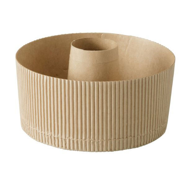 天満紙器 ケーキトレー SC8745 スモールシフォン(茶無地) 4798745 1ケース(300個(25個×12)（直送品）