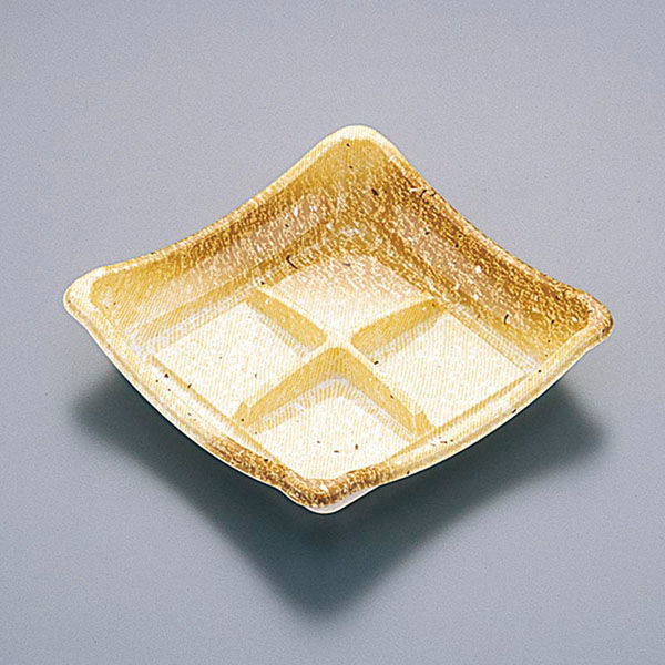 北原産業 和菓子容器 KH-204A黄土(KH-204AOU) BB-1504 1ケース(1600個(50個×32)（直送品）