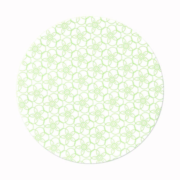 九州紙工 HANAシリーズコースター梅クッション紙丸型(90×90mm 厚み1mm) CO-2 1ケース(5000個(100個×50)（直送品）