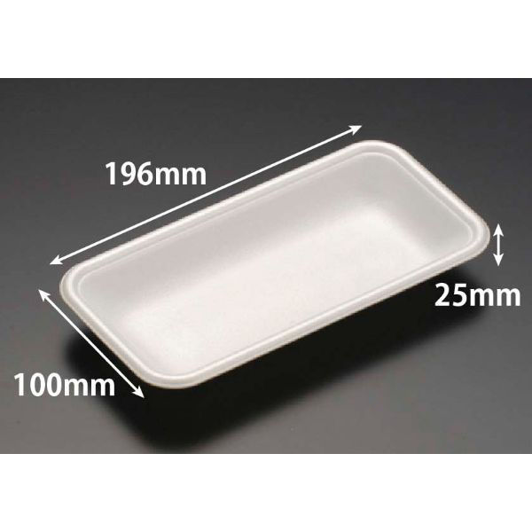 リスパック 発泡トレー J-20-10T(S) 白 FGPC101 1ケース(2400個(100個×24)（直送品）