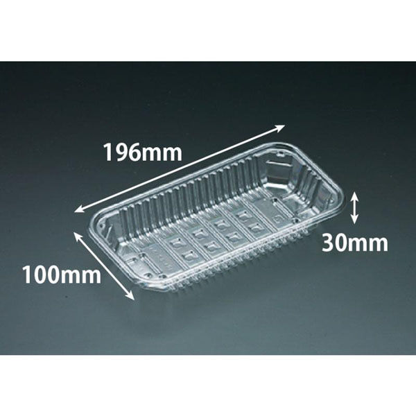 リスパック 透明トレー バイオPET AC-20-10F FSFV926 1ケース(1600個(100（直送品）