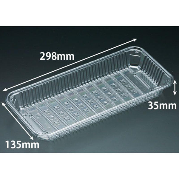 リスパック 透明トレー バイオPET AC-30-13U FSFV980 1ケース(600個(100個（直送品）