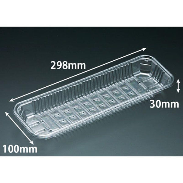 リスパック 透明トレー バイオPET AC-30-10F FSFV975 1ケース(800個(100個（直送品）