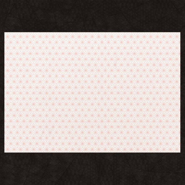 九州紙工 HANAシリーズテーブルマット 麻の葉 大礼紙(26×38cm) HANA-4T 1ケース(1000個(100個×10)（直送品）