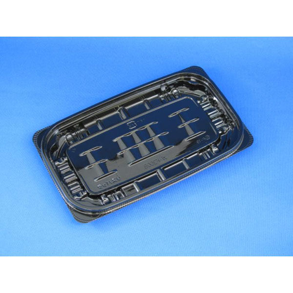 リスパック 惣菜容器 バイオカップ ガード 300B 黒 PABG186 1ケース(1200個(50個×24)（直送品）