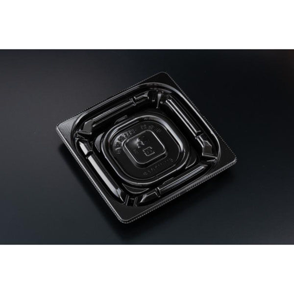 リスパック 惣菜容器 バイオカップ 優枠 11-11B 黒 PABH002 1ケース(1500個(50個×30)（直送品）