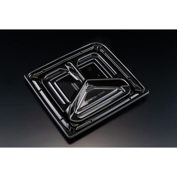 リスパック 惣菜容器 バイオカップ 優枠 20-22B-3S 黒 PABH482 1ケース(400個(50個×8)（直送品）