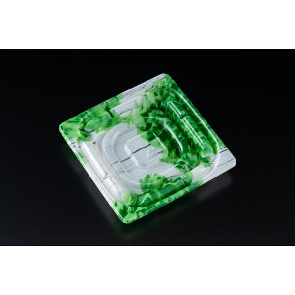 リスパック 惣菜容器 バイオカップ 優枠 11-11B モダンレタス PABH601 1ケース(1500個(50個×30)（直送品）