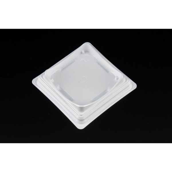 リスパック デザートカップ バイオカップ キューブルック 11 白 PABK144 1ケース(900個(50個×18)（直送品）