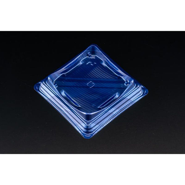 リスパック デザートカップ バイオカップ キューブルック 11 ルミナスブルー PABK146 1ケース(900個(50個×18)（直送品）