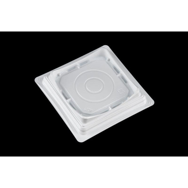 リスパック デザートカップ バイオカップ キューブルック 13 白 PABK243 1ケース(600個(50個×12)（直送品）