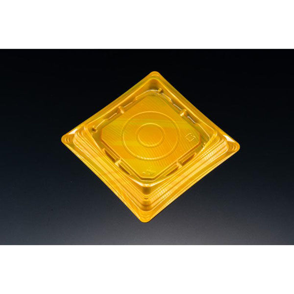 リスパック デザートカップ バイオカップ キューブルック 13 ルミナス金 PABK244 1ケース(600個(50個×12)（直送品）