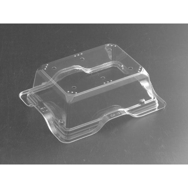 リスパック フルーツ容器 バイオカップ キューブ 16-13B ゲイト 穴6H PABK620 1ケース(600個(50個×12)（直送品）