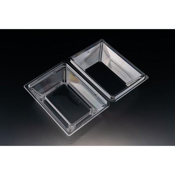 リスパック サラダ容器 バイオプリズムシェル NK40-45 (85) PABM271 1ケース(200個(50個×4)（直送品）