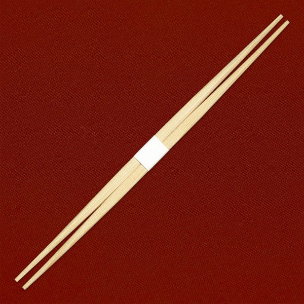 九州紙工 割箸 杉らんちゅう箸26cm白帯 SR261 1ケース(2000個(100個×20)（直送品）