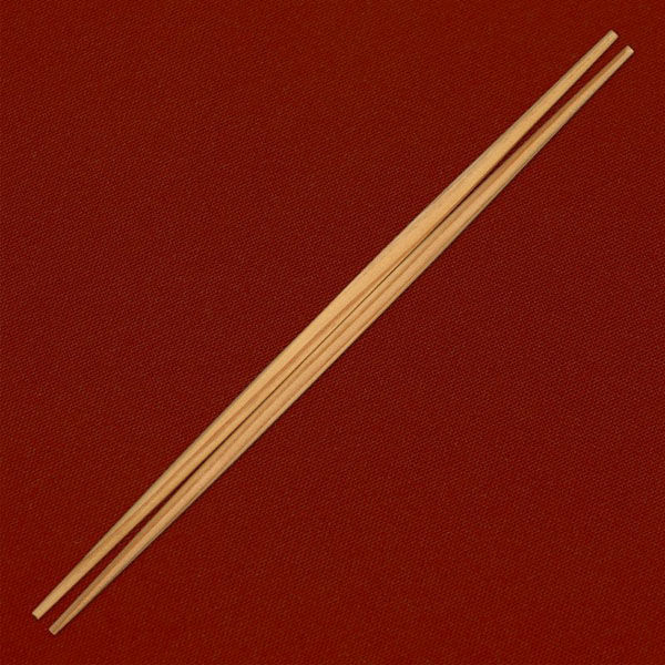 九州紙工 割箸 杉らんちゅう箸赤染め26cmバラ SR260A 1ケース(2000個(100個×20)（直送品）