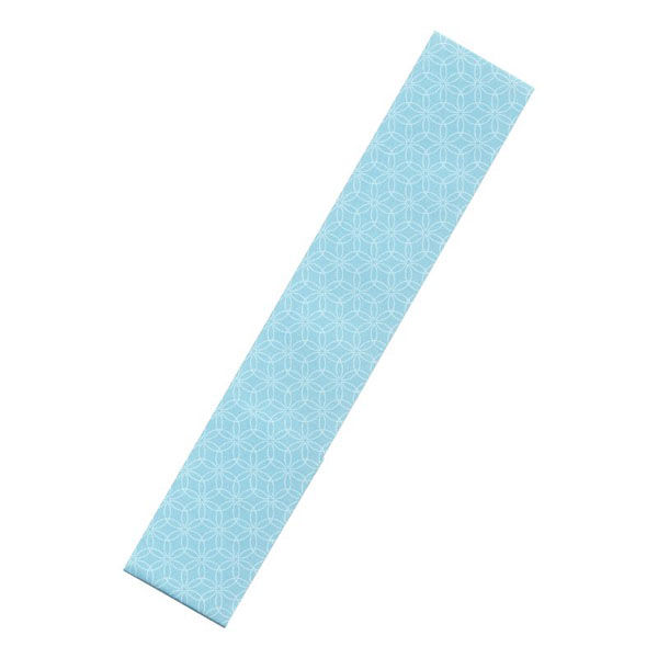 九州紙工 割箸 うすあさぎ差し込み箸三つ折 菫桧丸箸24cm UA-3H 1ケース(2000個(100個×20)（直送品）