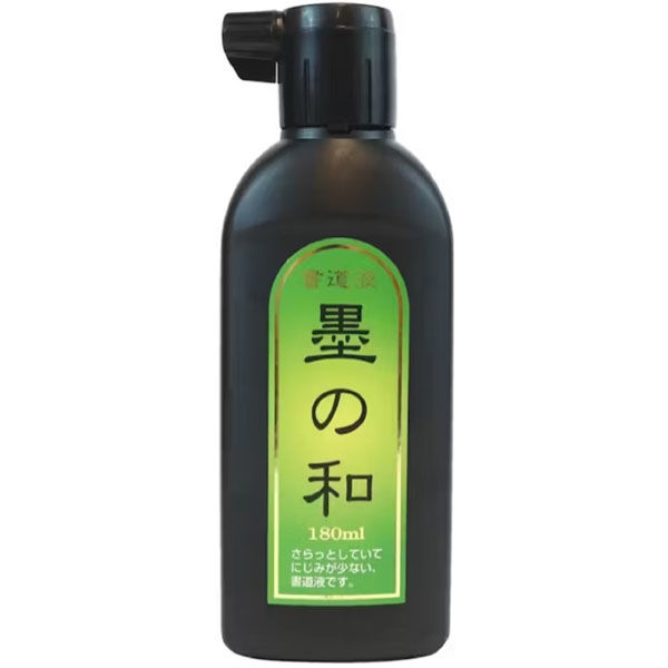 呉竹 書道液 墨の和 横口 180mL BE14-18 1セット(1本(180mL)×30)（直送品）