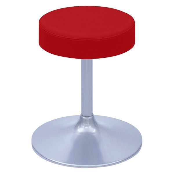 【軒先渡し】高田ベッド A型クランケチェアー Φ360mm 24989500 ビニルレザーレッド TB-1562-01(H400) 1台（直送品）