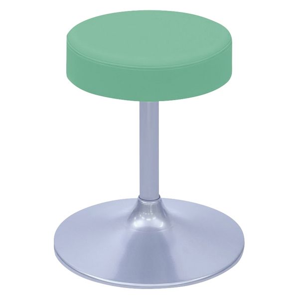 【軒先渡し】高田ベッド A型クランケチェアーΦ360mm 24989400 ビニルレザーライトグリーン TB-1562-01(H350) 1台（直送品）