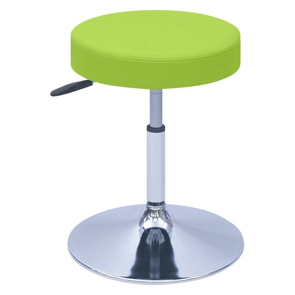 【軒先渡し】高田ベッド G型クランケチェアー Φ390mm 24989700 ビニルレザー抹茶 TB-1562-02(H420-530) 1台（直送品）