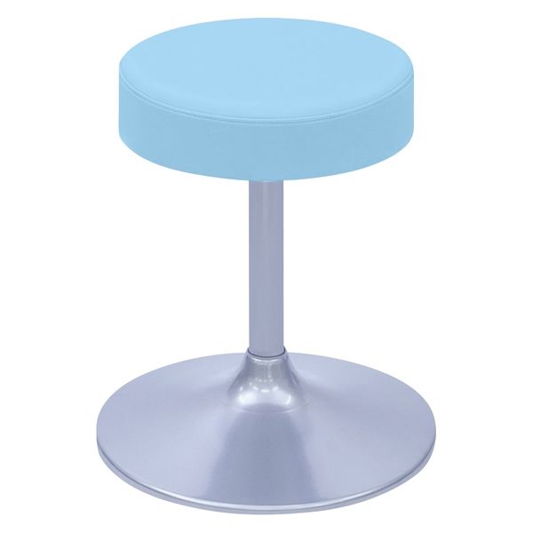 【軒先渡し】高田ベッド A型クランケチェアーΦ360mm 24989400 ビニルレザースカイブルー TB-1562-01(H350) 1台（直送品）