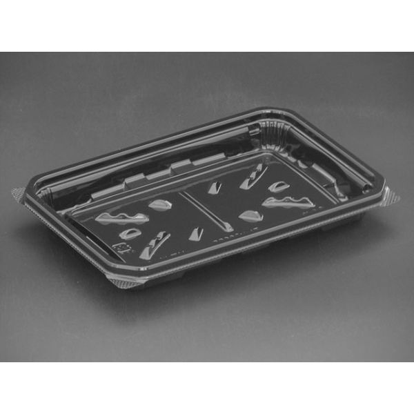 リスパック 惣菜容器 バイオカップ モレン 280BF 黒 PBQA441 1袋(50個)（直送品）