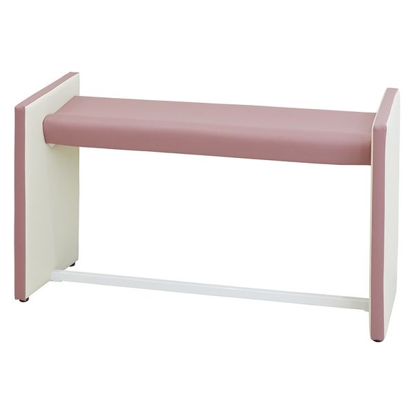 【軒先渡し】マツヨシ 待合室用ハイチェア W900mm 25329600 コーラルピンク MY-MHH09(W900MM) 1台（直送品）