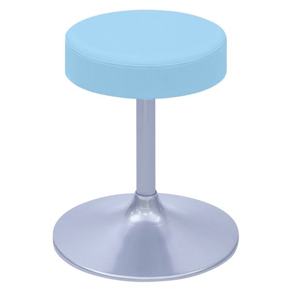 【軒先渡し】高田ベッド A型クランケチェアーΦ360mm 24989600 ビニルレザースカイブルー TB-1562-01(H450) 1台（直送品）