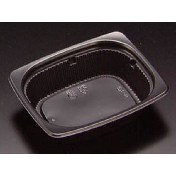 リスパック 軽食容器 バイオデリカ HM 260B 深 黒 RHIF775 1ケース(1500個(50個×30)（直送品）