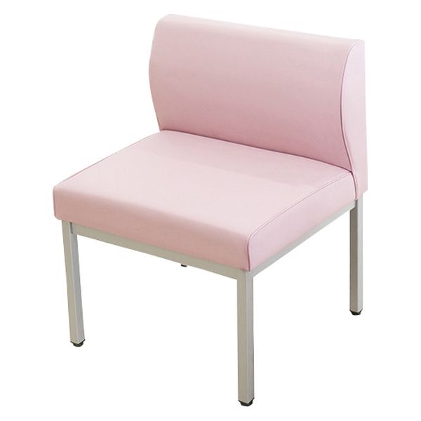 【軒先渡し】マツヨシ 連結ロビーチェア座位不自由者 1人用 25330501 ペールピンク MY-ZHB06M(1ニンヨウ) 1台（直送品）