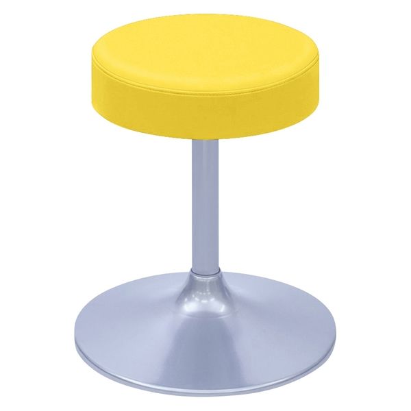 【軒先渡し】高田ベッド A型クランケチェアー Φ360mm 24989600 ビニルレザーイエロー TB-1562-01(H450) 1台（直送品）