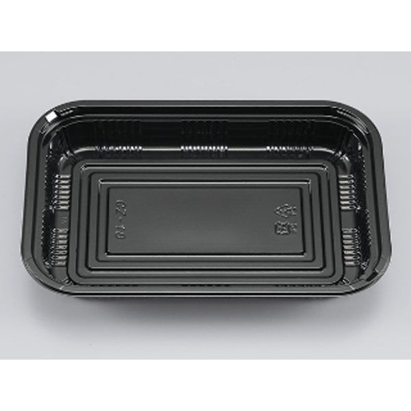 シーピー化成 軽食容器 CZ-18 BS黒 本体 624109 1ケース(400個(50個×8)（直送品）