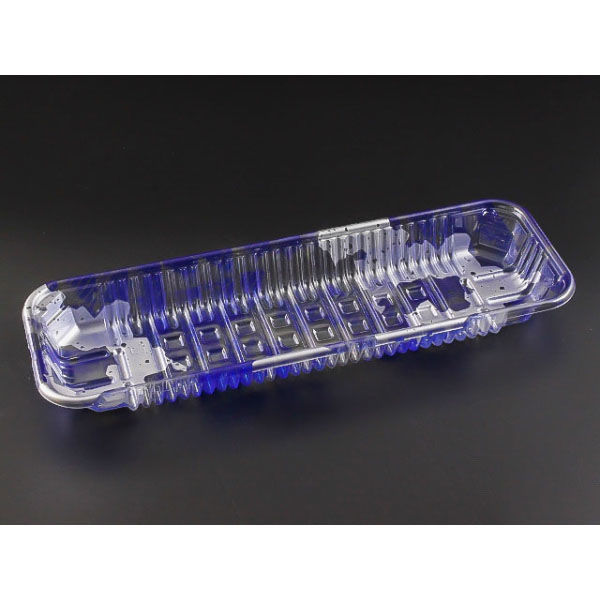 リスパック 透明トレー バイオPET AC-30-10F みぞれ青 FSFV858 1ケース(800個(100個（直送品）