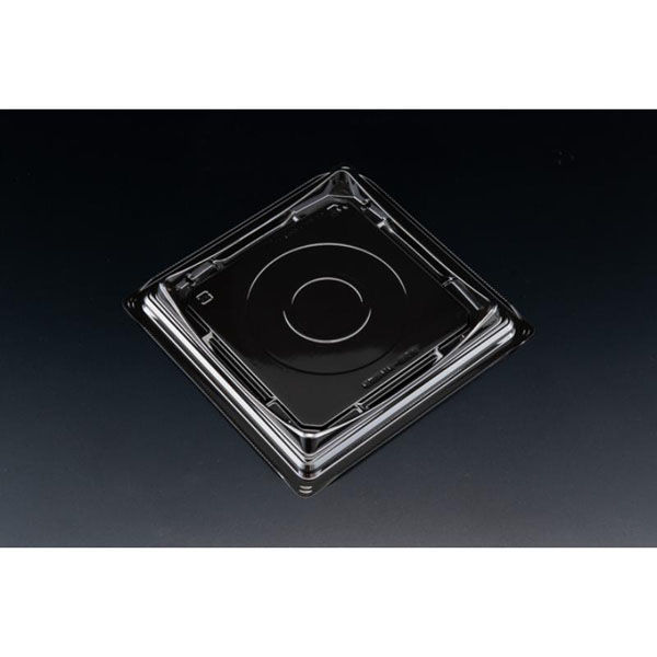 リスパック デザートカップ バイオカップ キューブルック 17 黒 PABK442 1ケース(400個(50個×8)（直送品）