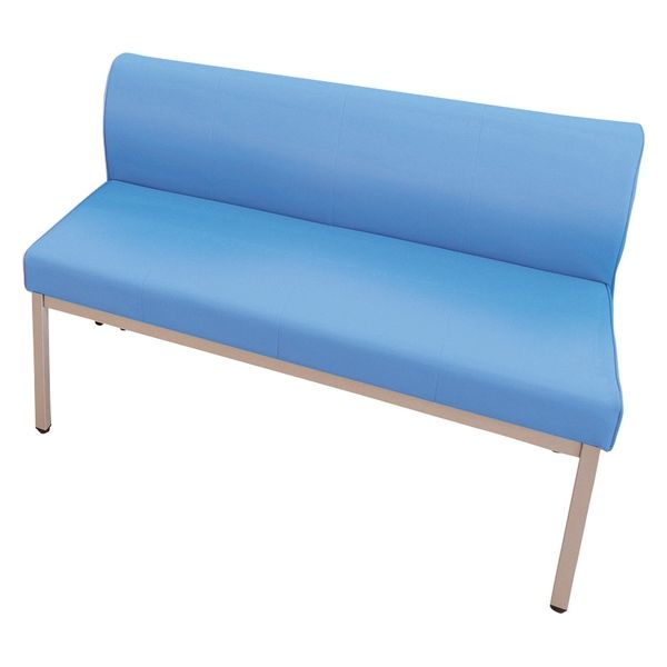 【軒先渡し】マツヨシ 連結ロビーチェア座位不自由者 2人用 25330500 ペールブルー MY-ZHB12M(2ニンヨウ) 1台（直送品）