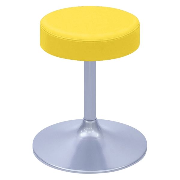 【軒先渡し】高田ベッド A型クランケチェアー Φ360mm 24989500 ビニルレザーイエロー TB-1562-01(H400) 1台（直送品）