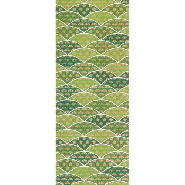 九州紙工 松竹梅シリーズ掛紙 翠(54.5×8cm) OT-5 1ケース(2000個(100個×20)（直送品）