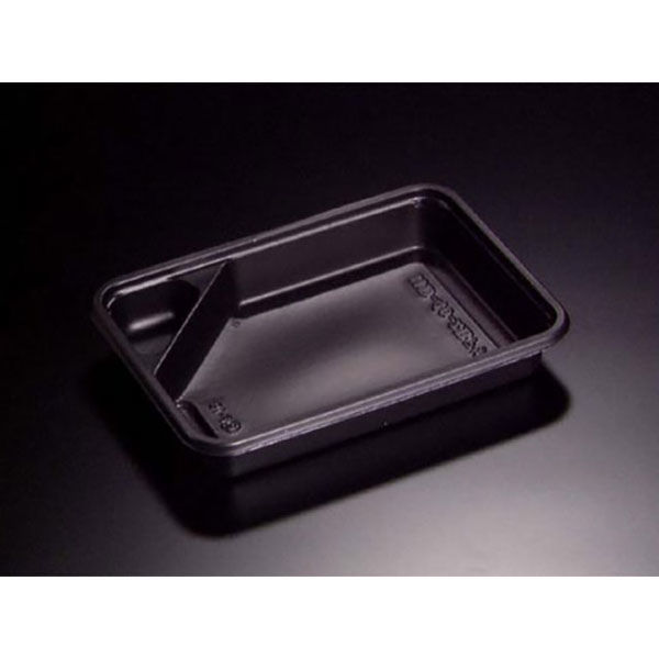 リスパック どんぶり容器 バイオデリカ HD 40-2B浅 黒 RHHB360 1ケース(800個(100個×8)（直送品）