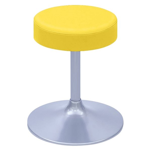 【軒先渡し】高田ベッド A型クランケチェアー Φ360mm 24989400 ビニルレザーイエロー TB-1562-01(H350) 1台（直送品）