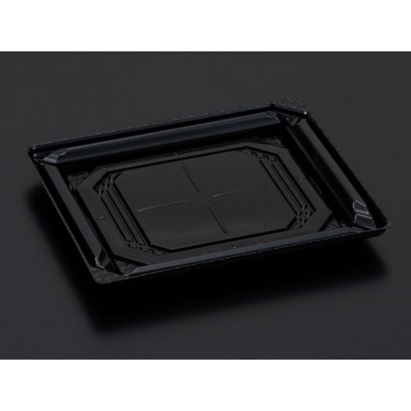 リスパック 刺身容器 バイオPET 美枠 20-17B 黒 FAPV365 1袋(50個)（直送品）