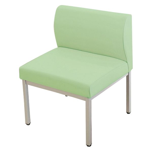 【軒先渡し】マツヨシ 連結ロビーチェア座位不自由者 1人用 25330501 ペールグリーン MY-ZHB06M(1ニンヨウ)（直送品）