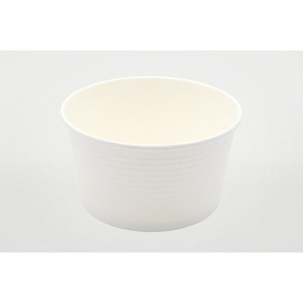 パックスタイル スープカップ 耐熱紙カップ850 エンボス 白 00749928 1ケース(600個(50個×12)（直送品）