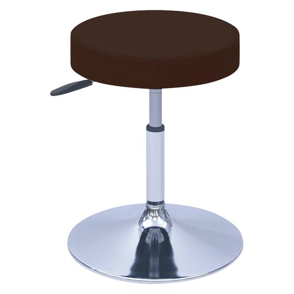 【軒先渡し】高田ベッド G型クランケチェアー Φ390mm 24989700 ビニルレザー茶 TB-1562-02(H420-530) 1台（直送品）