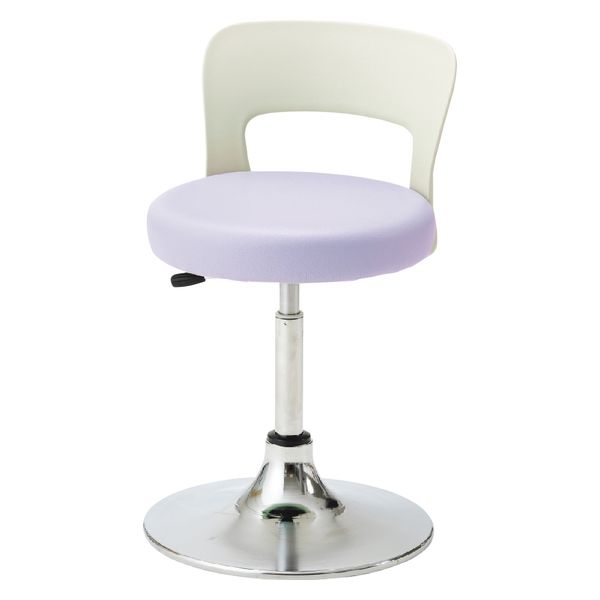 松吉医科器械 マツヨシ クランケチェア(背付) 25301600 ラベンダー MY-N3230R 1台（直送品）