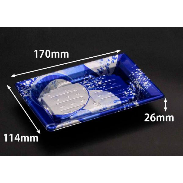 リスパック 寿司容器 バイオPS ふれあい 17-12B 新月華紺 FABP212 1袋(50個)（直送品）